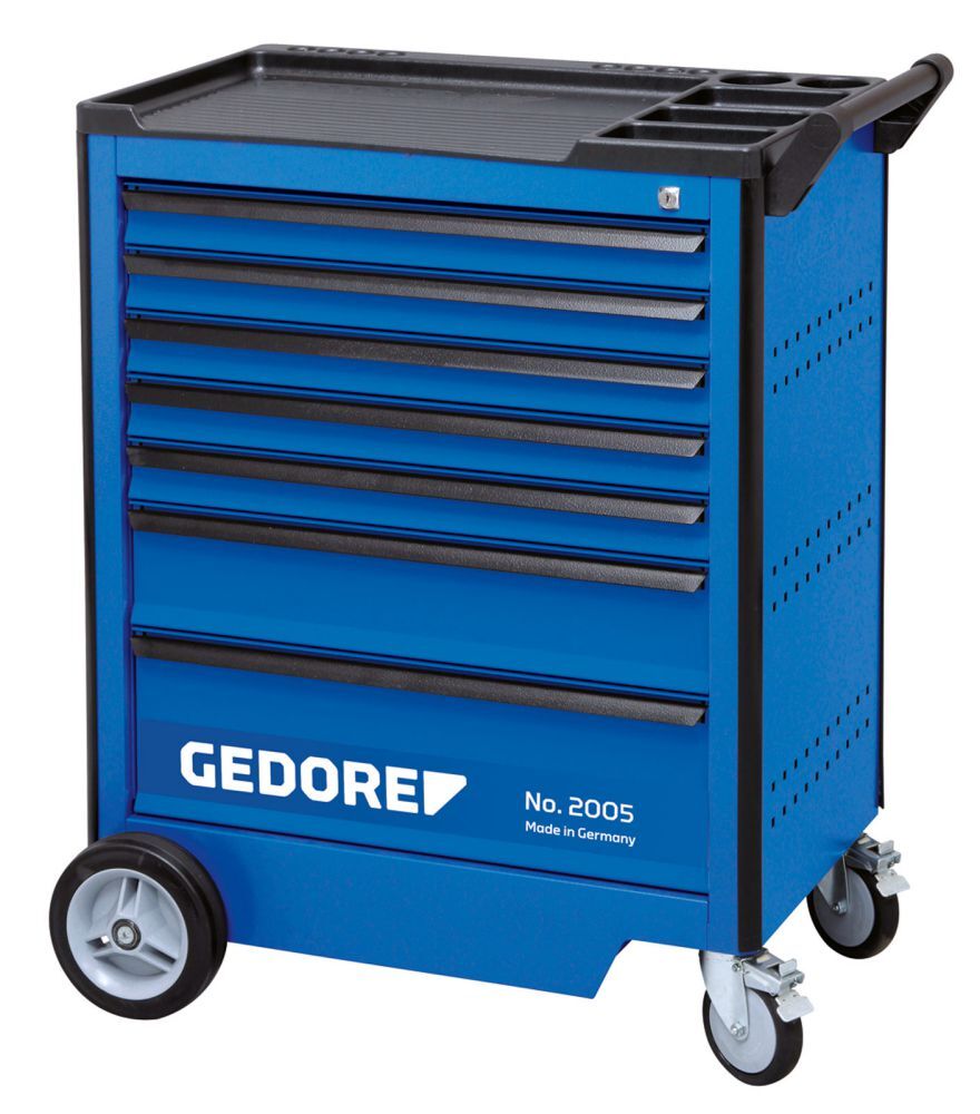 GEDORE Werkzeugwagen mit 7 Schubladen in blau Produktbild GEDORE Werkzeugwagen mit 7 Schubladen in blau