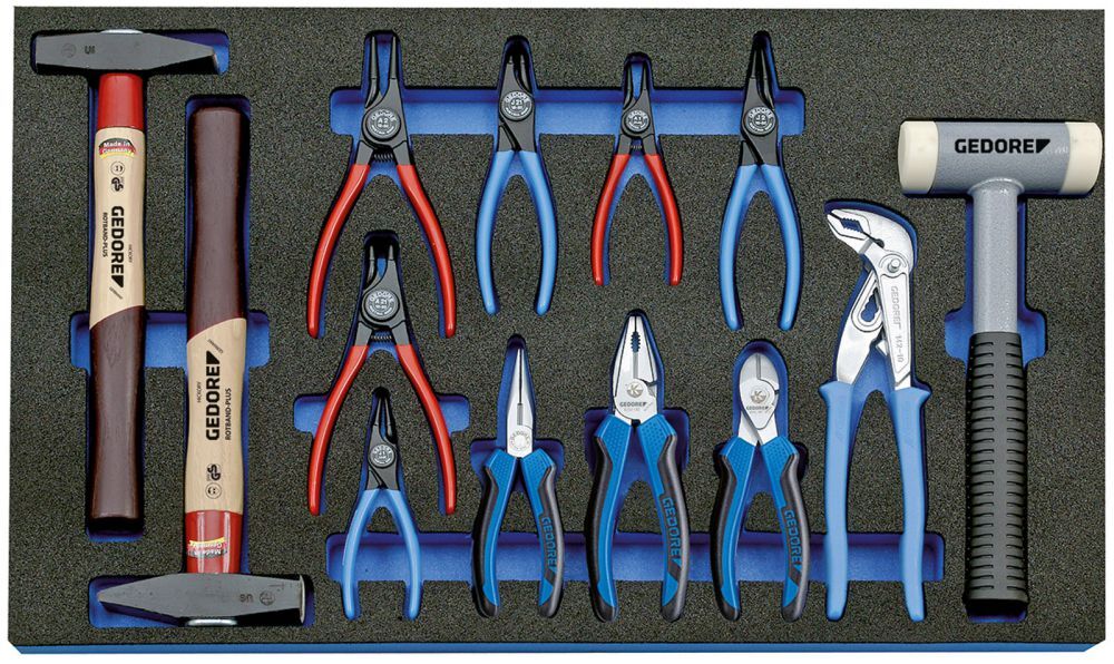 GEDORE Werkzeugsortiment in Check-Tool-Modul, 13-tlg Produktbild GEDORE Werkzeugsortiment in Check-Tool-Modul, 13-tlg