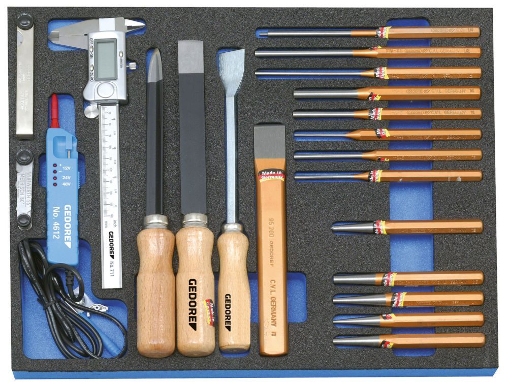 GEDORE Werkzeugsortiment in Check-Tool-Modul, 22-tlg Produktbild GEDORE Werkzeugsortiment in Check-Tool-Modul, 22-tlg