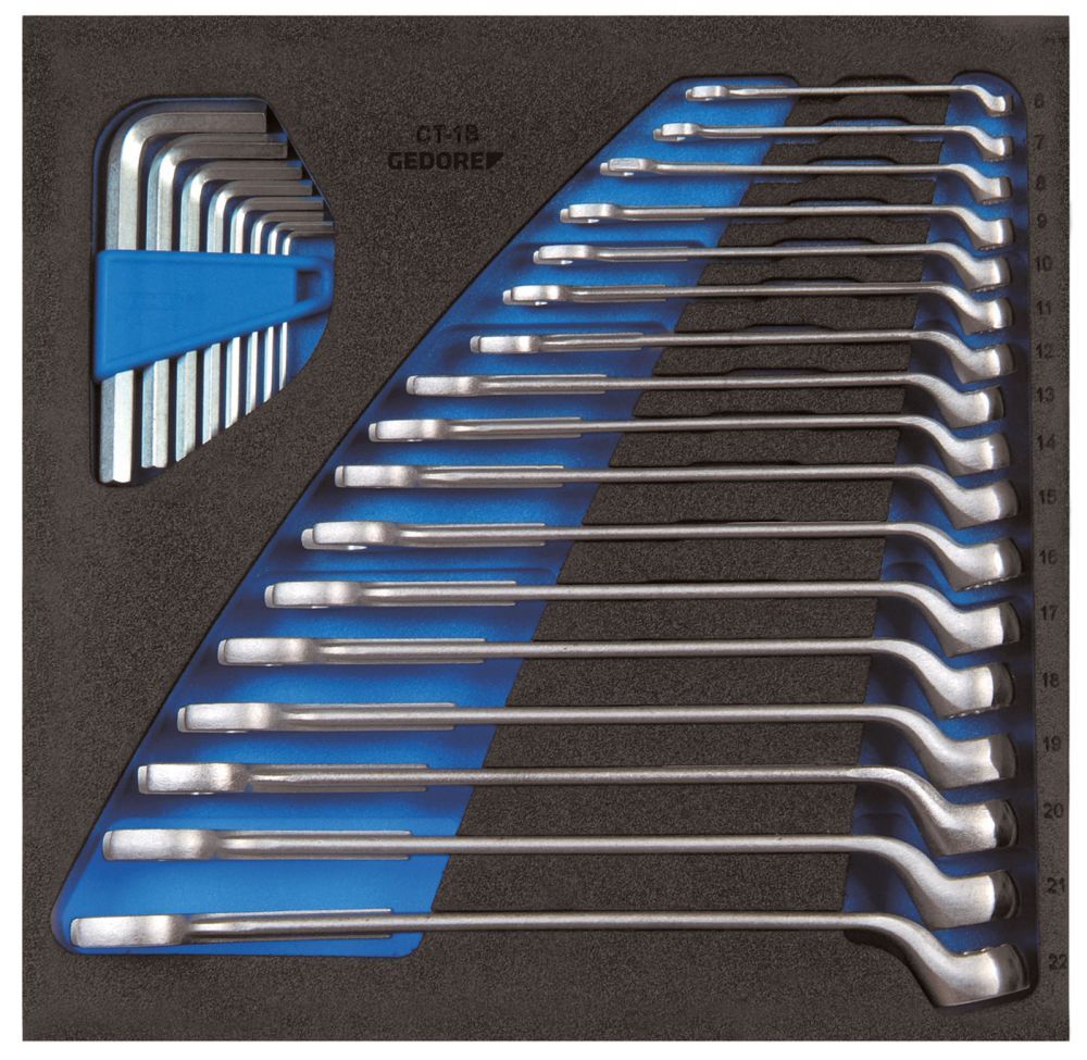 Gedore Ring Maulschlüssel Satz 25 teilig im Koffer CT Modul Produktbild Gedore Ring Maulschlüssel Satz 25 teilig im Koffer CT Modul