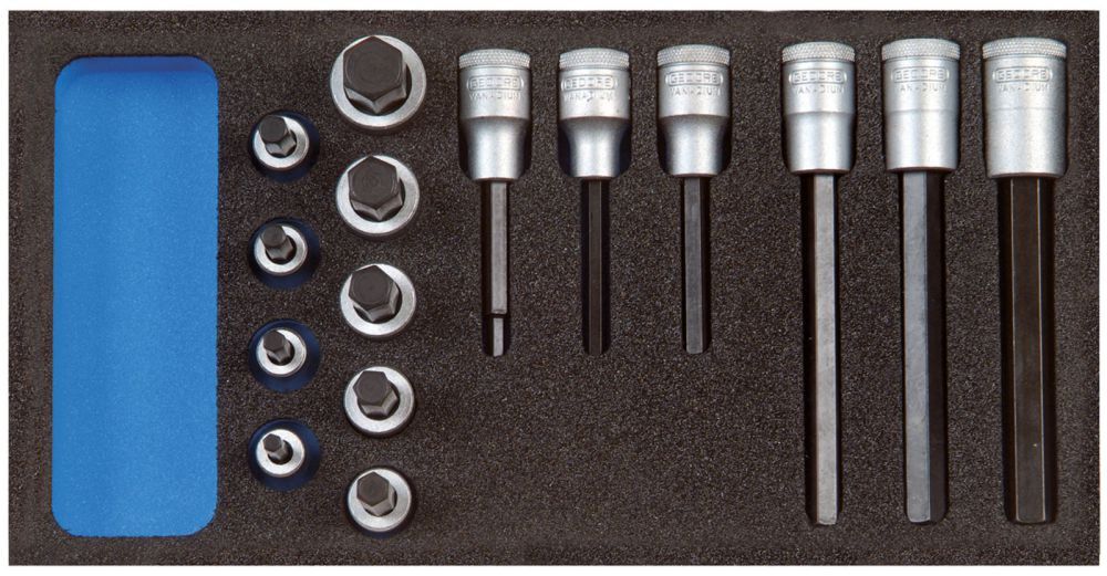 Gedore 1/2 Zoll Schraubendrehereinsätze 13 teilig im Satz CT Modul Produktbild Gedore 1/2 Zoll Schraubendrehereinsätze 13 teilig im Satz CT Modul