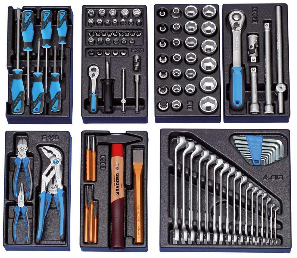 GEDORE Modul-Sortiment klein 104-tlg Produktbild GEDORE Modul-Sortiment klein 104-tlg