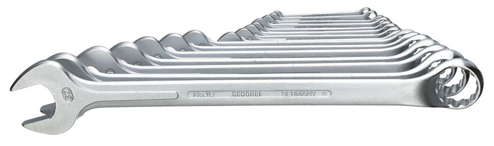 GEDORE Ring-Maulschlüssel-Satz 15-tlg 6-32 mm Produktbild GEDORE Ring-Maulschlüssel-Satz 15-tlg 6-32 mm