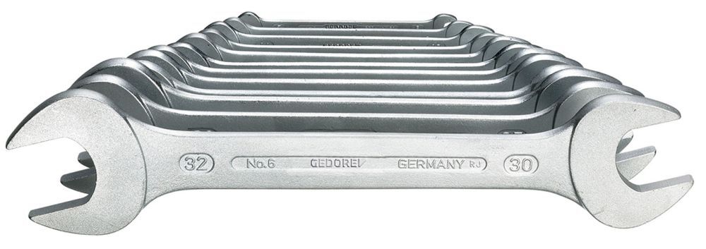 GEDORE Doppelmaulschlüssel Satz 12 teilig 6 bis 32 mm Produktbild GEDORE Doppelmaulschlüssel Satz 12 teilig 6 bis 32 mm