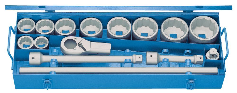 GEDORE Steckschlüssel-Satz 1" 15-tlg UD-Profil 36-80mm Produktbild GEDORE Steckschlüssel-Satz 1" 15-tlg UD-Profil 36-80mm