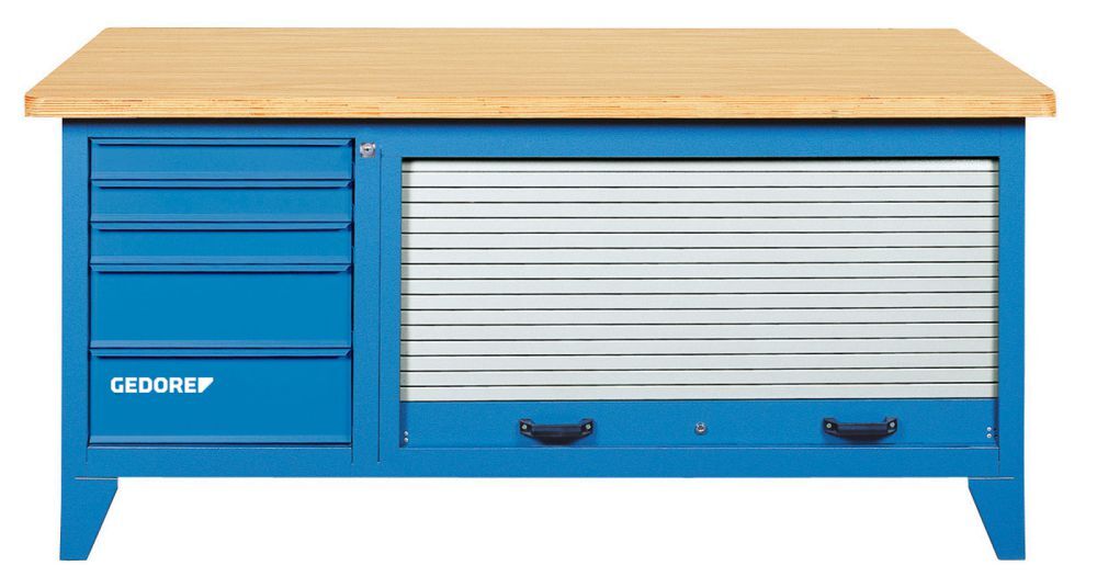 GEDORE Werkbank mit Blechjalousie Produktbild GEDORE Werkbank mit Blechjalousie