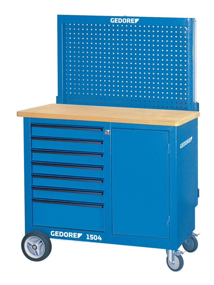 GEDORE Rollwerkbank mit Rückwand Produktbild GEDORE Rollwerkbank mit Rückwand