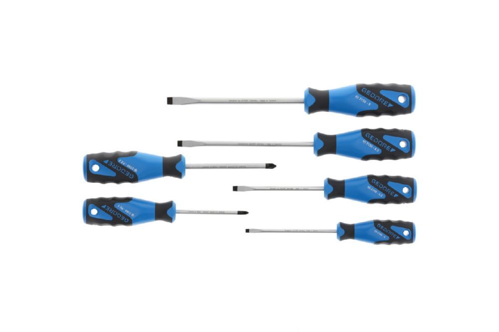 Produktbild 2150-2160 PZ-06 3K-Schraubendreher-Satz 6-teilig IS 4-8 PZ 1-2 bild 2