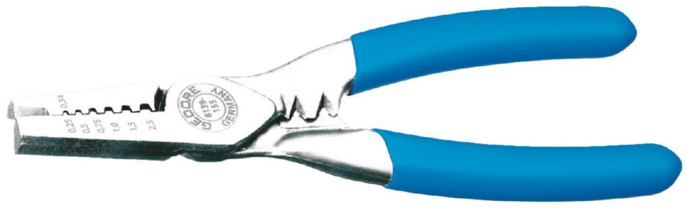 Produktbild 8139-155 TC Aderendhülsenzange mit Spezialprisma 155 mm, tauchisoliert bild 1