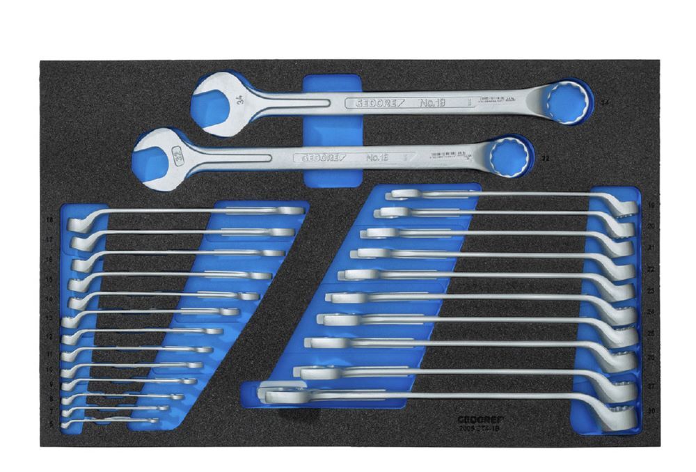 Produktbild GEDORE Ring-Maulschlüssel-Satz in CT-Modul 2005 CT4-1B