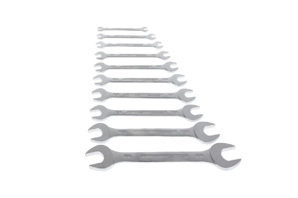 Produktbild 6-100 Doppelmaulschlüssel-Satz 10-teilig 6-32 mm bild 2