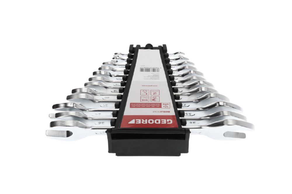 Produktbild R05125012 Doppelmaulschlüssel Satz kurz SW6-32 mm 12-teilig bild 4