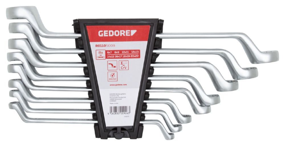 Produktbild R01105012 Doppelringschlüssel Satz SW6-32 mm 12-teilig bild 7