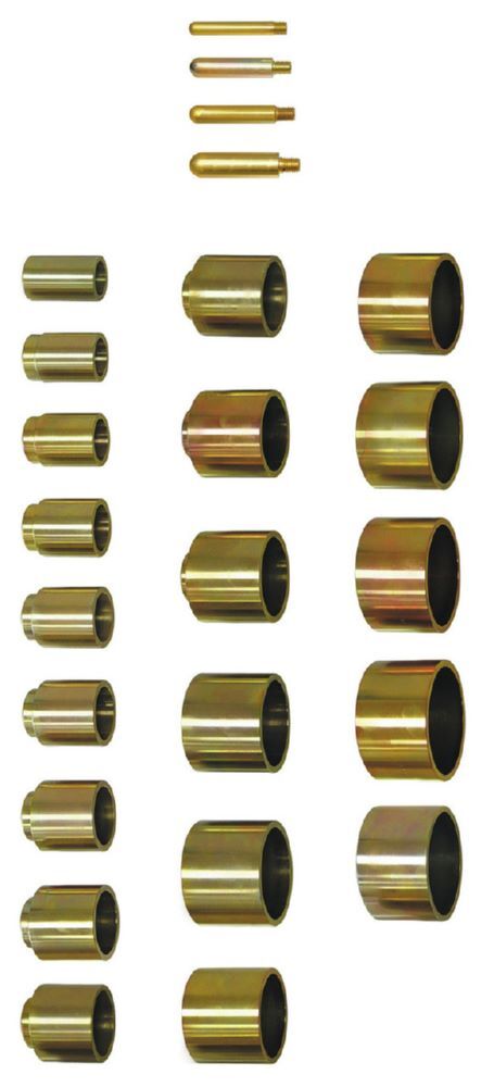 Produktbild GEDORE Druck und Stützhülsen Satz kurz Durchmesser 30-90 mm KL-0039-1601