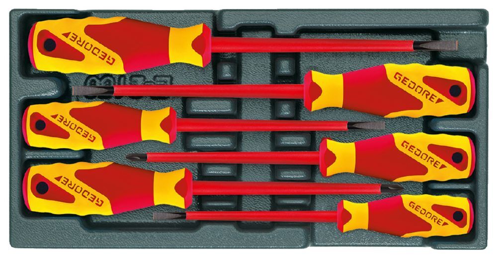 Produktbild GEDORE VDE-Schraubendreher-Satz in 1/3 ES-Modul 1500 ES-VDE 2170 PZ