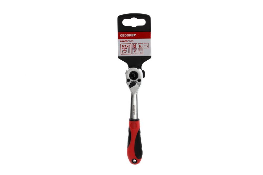 Produktbild R40050009 2K-Umschaltknarre 1/4 gekröpft 145 mm Rückschwenkwinkel 10° bild 2