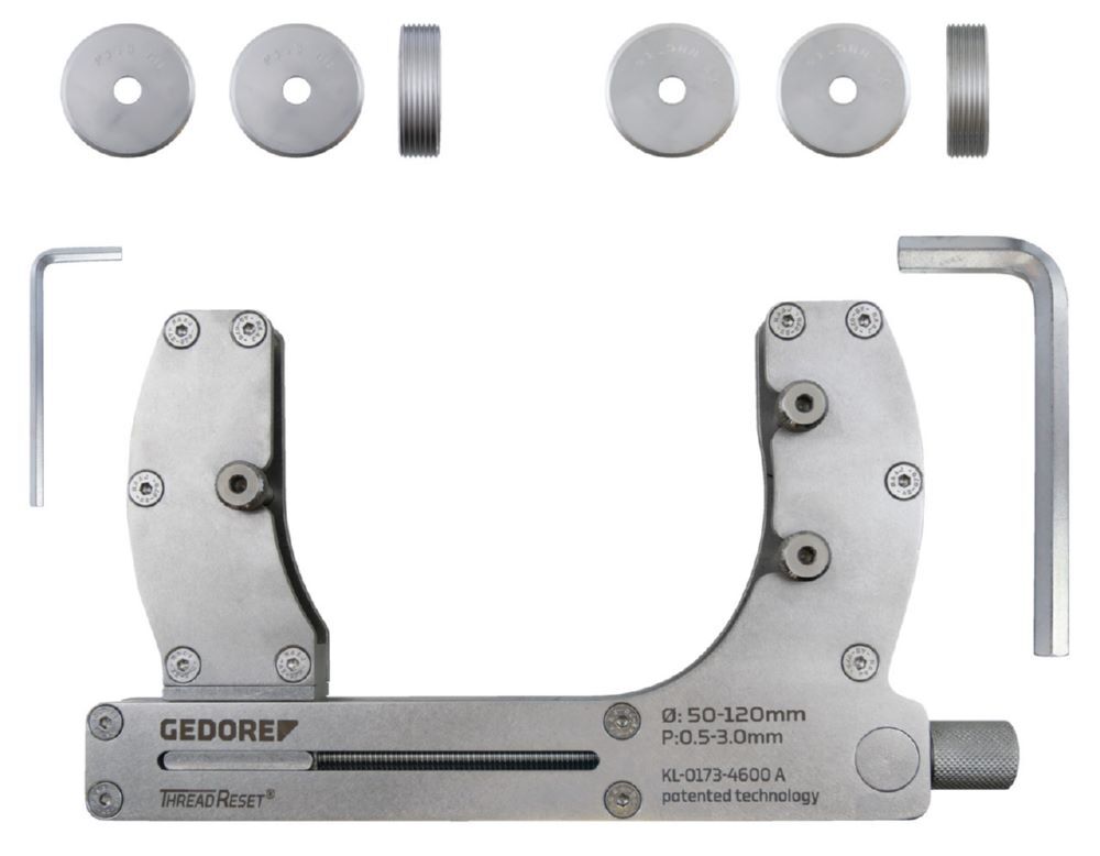 Produktbild KL-0173-460 K Gewinderückform-Werkzeugsatz, Rechts-/Linksgewinde (M50-M120x1,5) bild 2