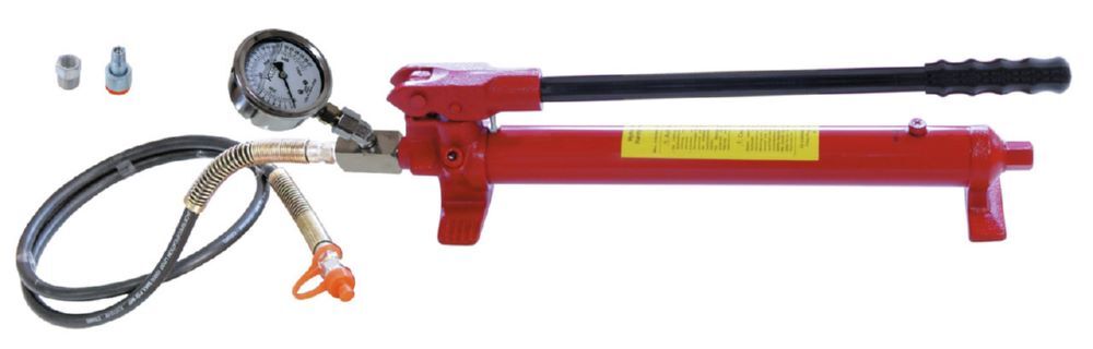 Produktbild KL-0215-35 M25 Hydraulik-Handpumpe mit Manometer, 17 t bild 4