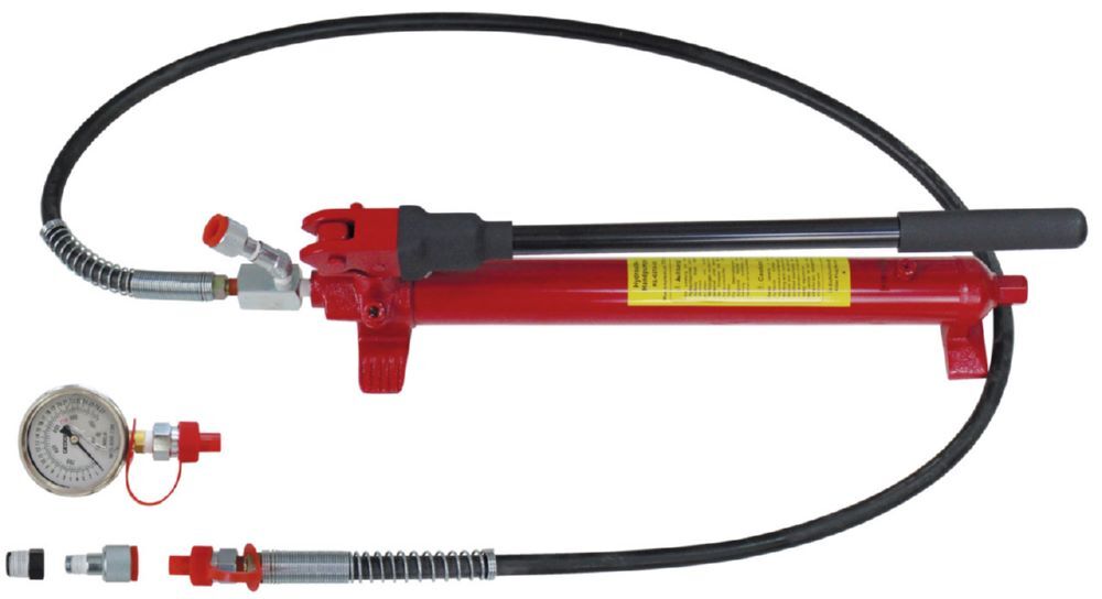 Produktbild GEDORE Hydraulik-Handpumpe mit Manometer 17 tonnen KL-0215-35 M25