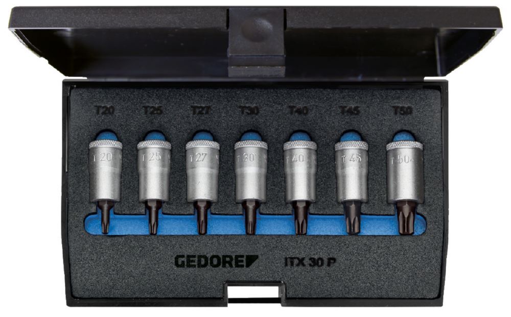Produktbild GEDORE Schraubendreher-Satz 3/8 Zoll 7-teilig Innen TX T20-50 ITX 30 PM