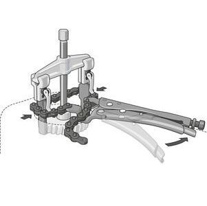 Produktbild 136 K-105 Ketten-Gripzange bild 2