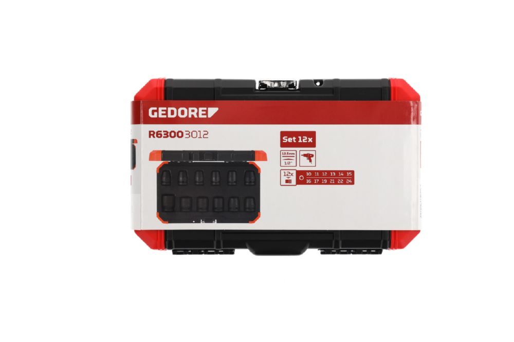 Produktbild GEDORE Kraftschrauber-Steckschlüssel-Satz 1/2 12-teilig R63003012