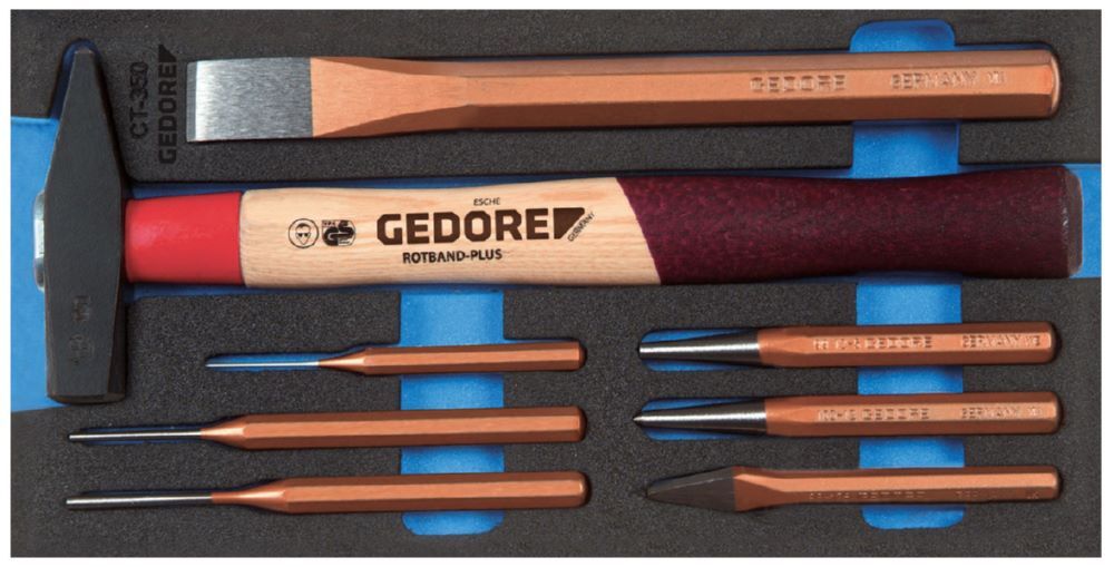 Produktbild GEDORE Meißel Sortiment in Check Tool Modul 1500 CT1-350