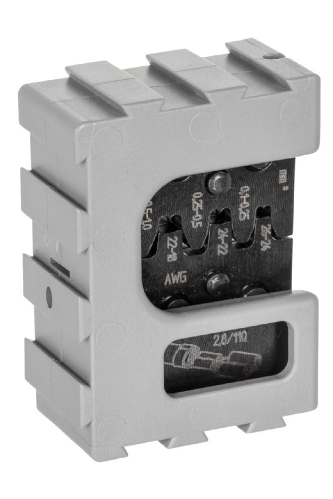 Produktbild 8140-11 Modul-Einsatz für Flachsteckhülsen 6,3 bild 3