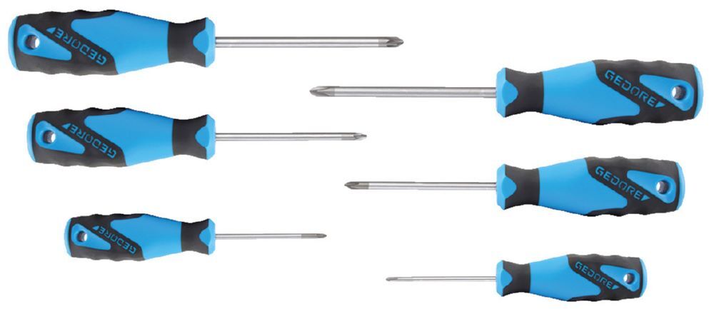 Produktbild 2160 PHZ-06 3K-Schraubendreher-Satz 6-teilig PH+PZ 0-1-2 bild 3