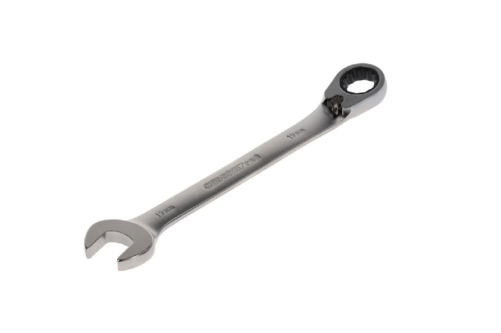 Produktbild R07200190 Ringratschenmaulschlüssel Rechts/Links SW19 mm 247 mm bild 5