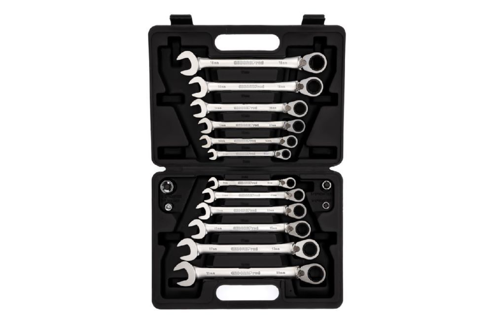 Produktbild R07203016 Ringratschenmaulschlüssel Satz SW8-19 mm 16-teilig bild 6