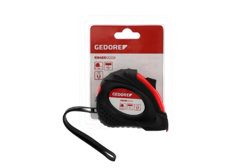 Produktbild GEDORE Rollbandmaß 3m Bandbreite 19mm K.II R94550003