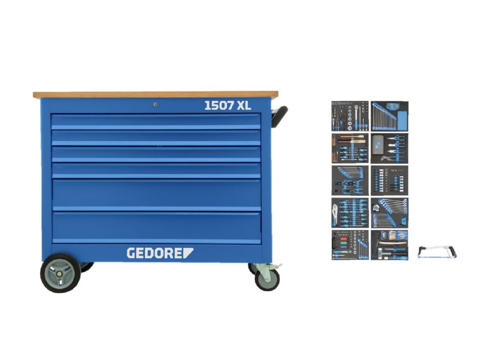 Produktbild 1507 XL-TS-308 Rollwerkbank mit Sortiment bild 15