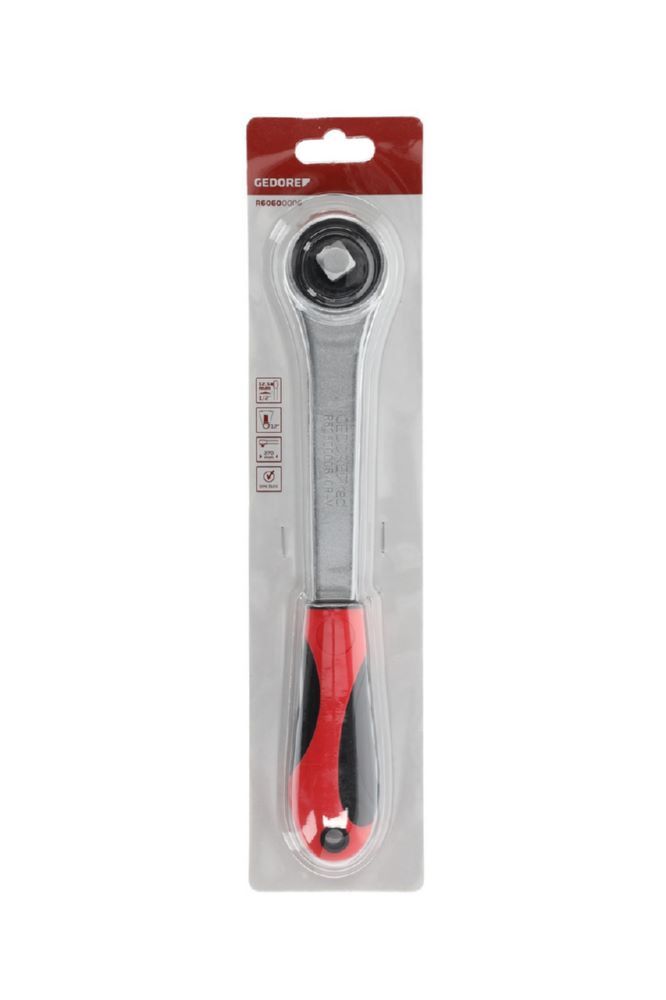 Produktbild R60600006 2K-Zahnradknarre 1/2" 270mm Rückschwenkwinkel 12° bild 3