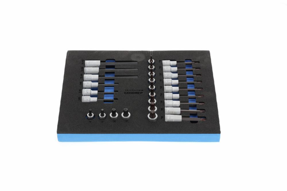 Produktbild TS CT2-ITX19 Satz Schraubendrehereinsätze 1/2" in 2/4 Check-Tool-Modul bild 5