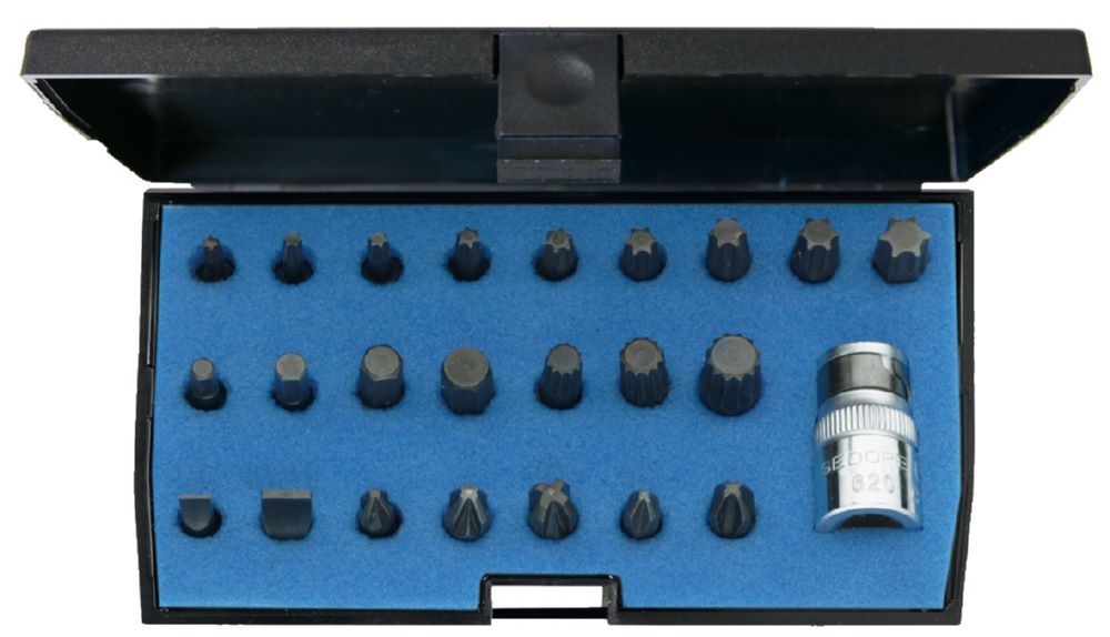 Produktbild GEDORE Schraubendreherbit-Set 1/4 Zoll 24-teilig 620-024