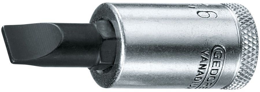 Produktbild GEDORE Schraubendrehereinsatz 3/8 Zoll Schlitz 12x2 mm IS 30 12X2