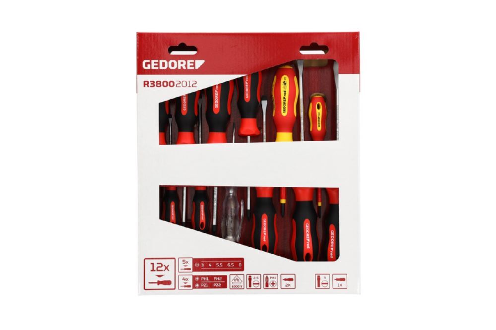 Produktbild R38002012 Schraubendrehersatz PH+PZ+LS 2K 12-teilig bild 2