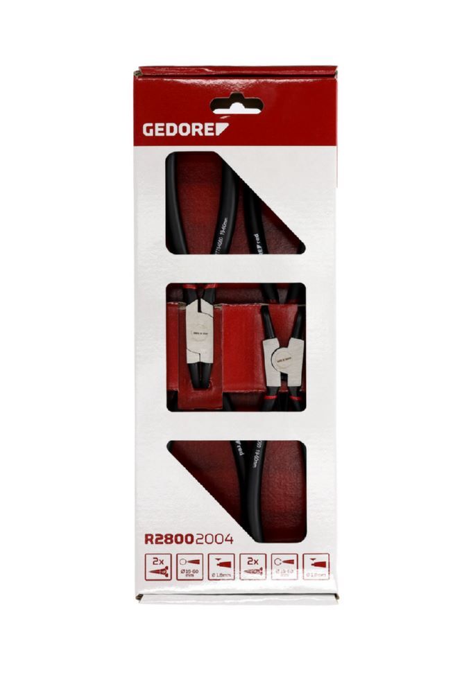 Produktbild R28002004 Sicherungsringzangensatz gerade + gewinkelt 90° 4-teilig bild 2