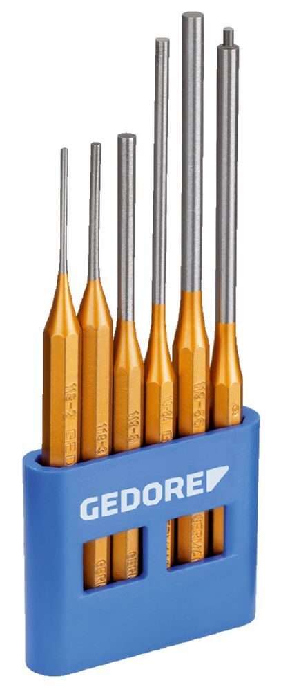 Produktbild GEDORE Splinttreiber-Satz lange Form 6-teilig im PVC-Halter 116 L