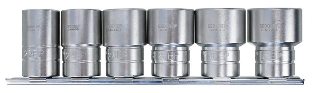 Produktbild GEDORE Steckschlüssel Einsätze Satz 1/2 Zoll EP TX-Plus 6 teilig KL-4043-300