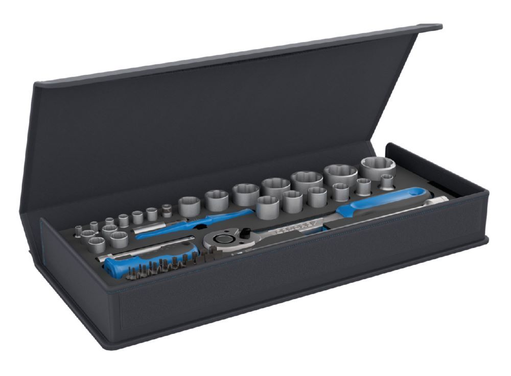 Produktbild TC 19-20-MU-10 Steckschlüssel-Satz 1/4"+1/2" 52-teilig bild 2