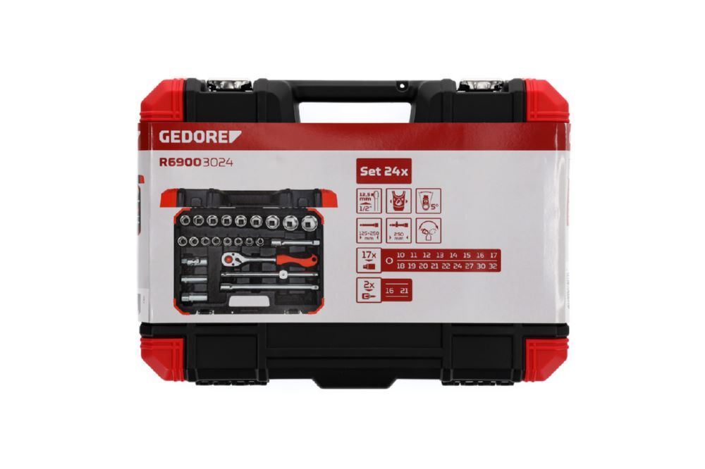 Produktbild R69003024 Steckschlüssel-Satz 1/2" 10-32mm 24-teilig bild 2