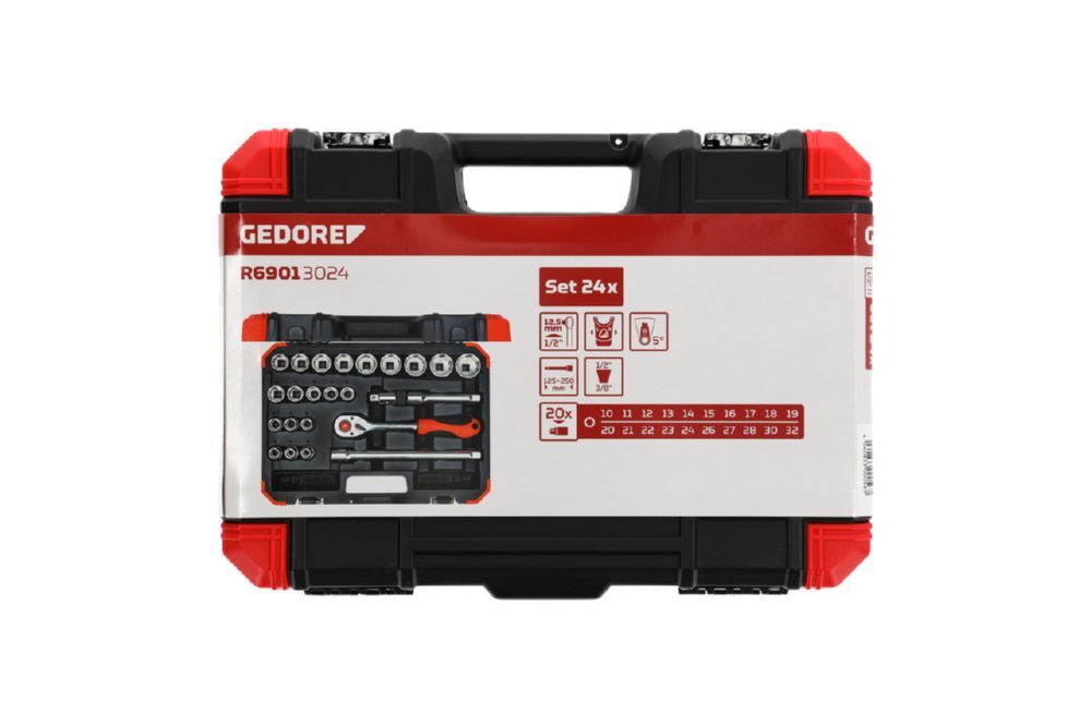 Produktbild R69013024 Steckschlüssel-Satz 1/2" 10-32mm 24-teilig bild 2