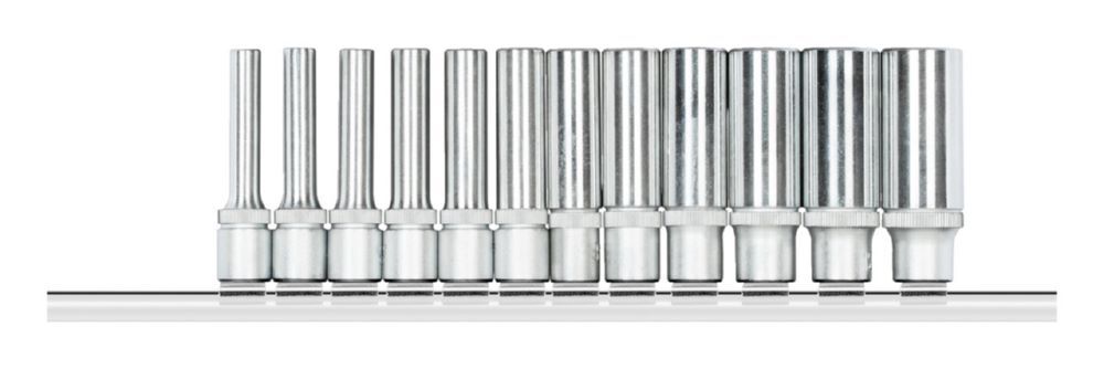 Produktbild GEDORE Steckschlüssel Satz 1/4 Zoll 6 kant Leiste 12 teilig R41008012