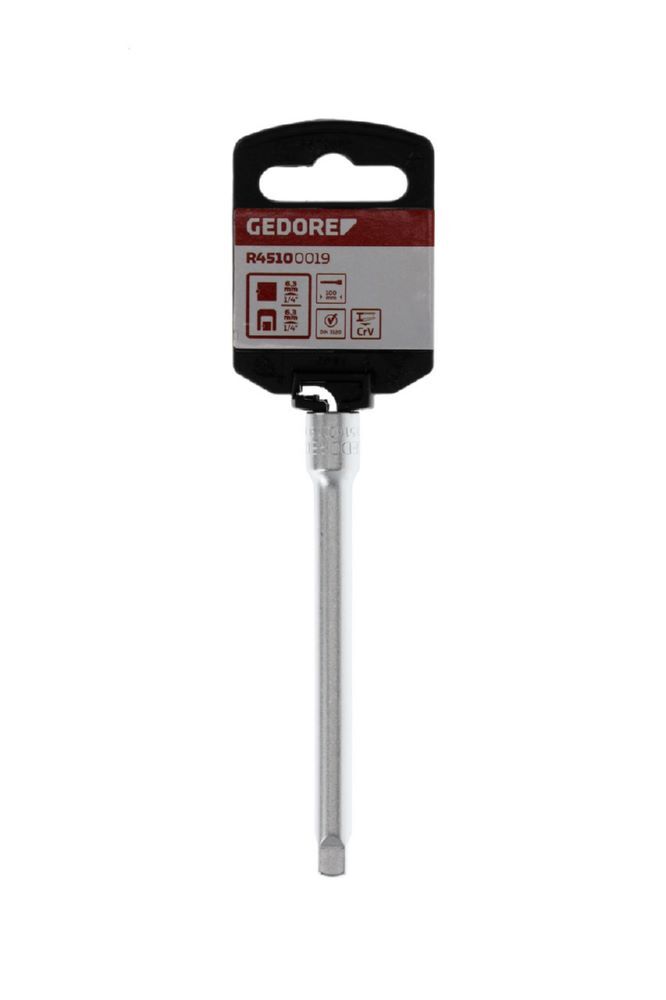 Produktbild GEDORE Steckschlüssel Verlängerung 1/4 Zoll Länge 100 mm R45100019