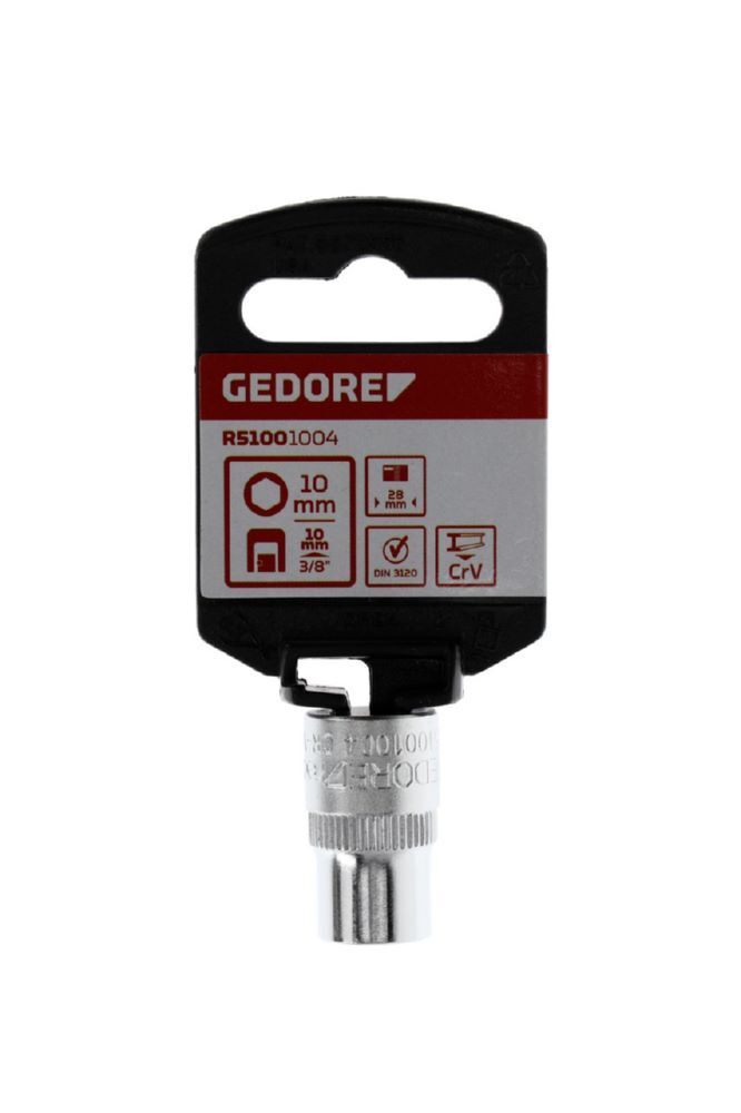 Produktbild R51001004 Steckschlüsseleinsatz 3/8" 6-kant 10 mm Länge 28 mm bild 2