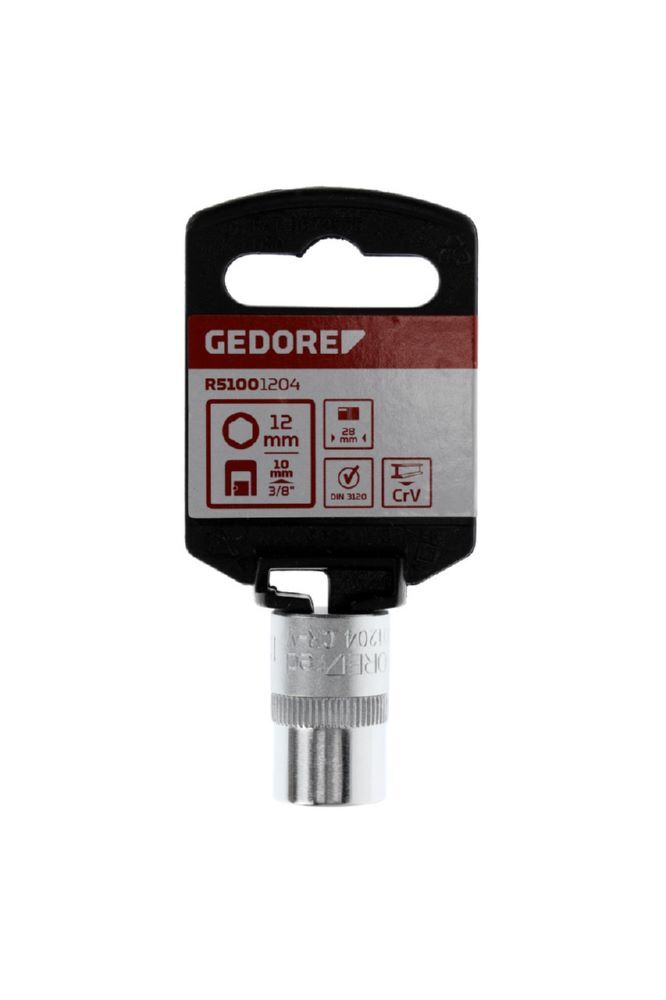 Produktbild R51001204 Steckschlüsseleinsatz 3/8" 6-kant 12 mm Länge 28 mm bild 2