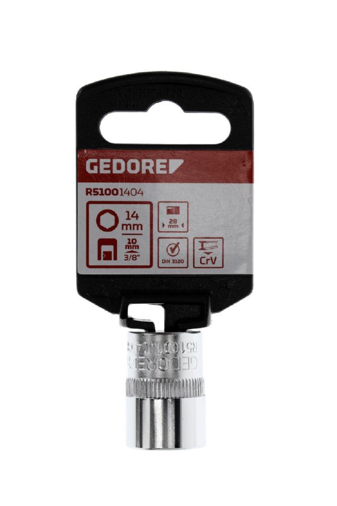 Produktbild R51001404 Steckschlüsseleinsatz 3/8" 6-kant 14 mm Länge 28 mm bild 2