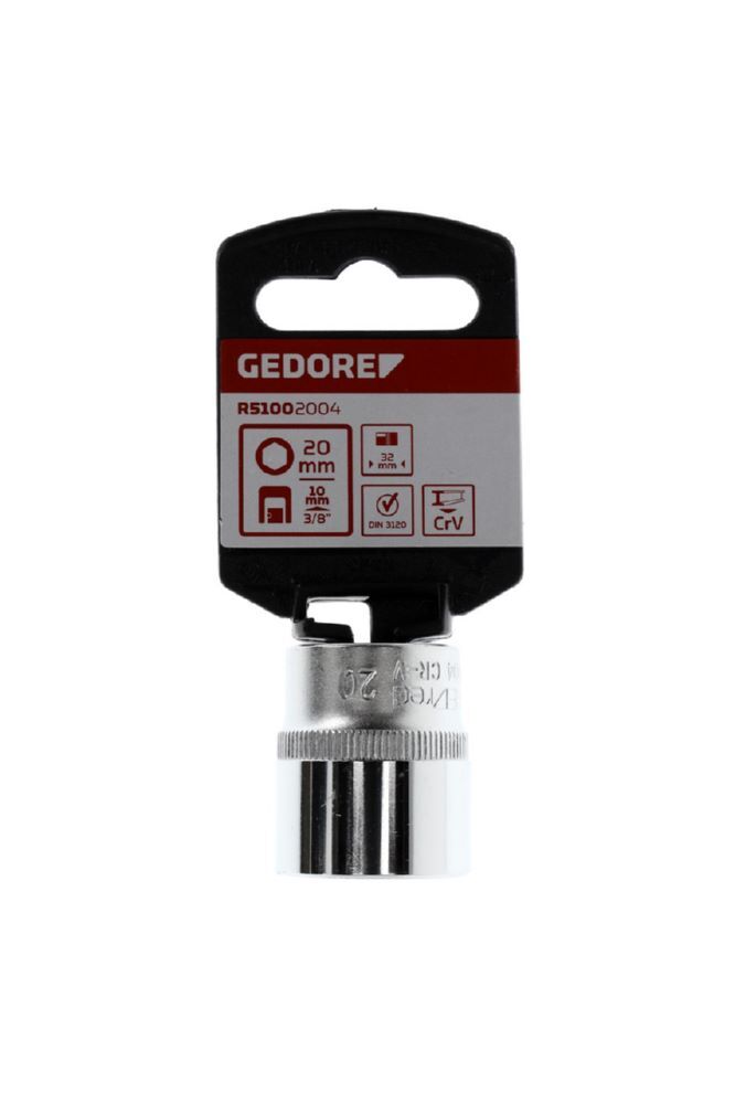 Produktbild R51002004 Steckschlüsseleinsatz 3/8" 6-kant 20 mm Länge 32 mm bild 2